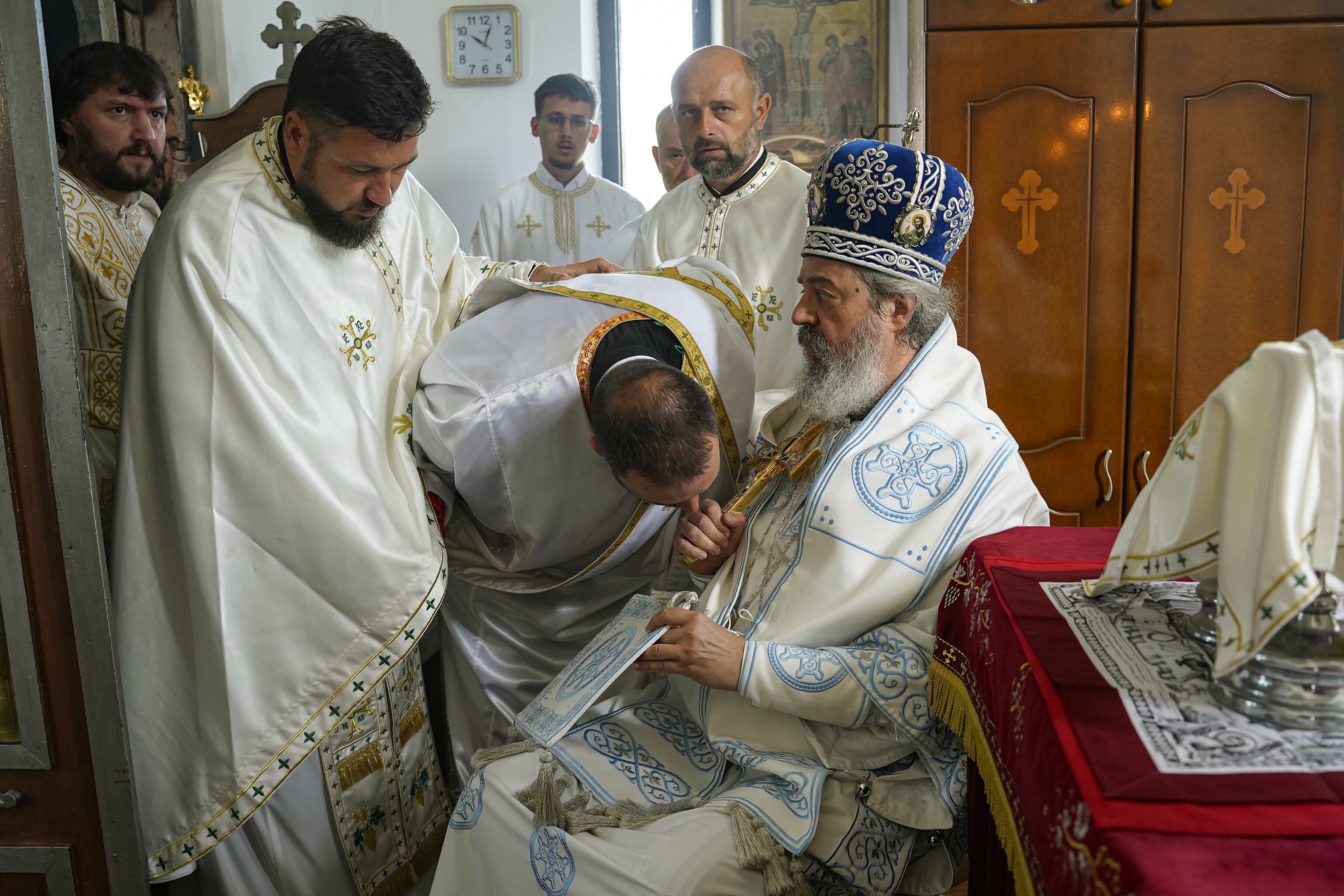 Владичанска Литургија и рукоположење на дан храмовне славе у Пецкој